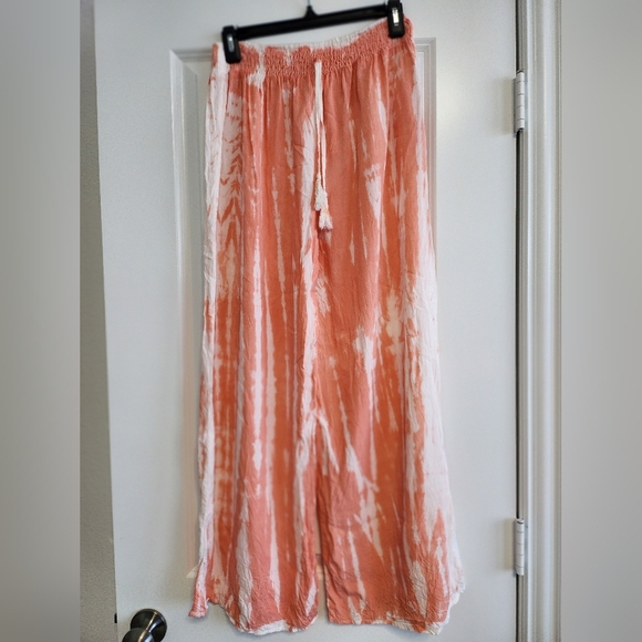 Kiwi + Punch Women's Wide Leg Tie-Dye Pants - Picture 1 of 6